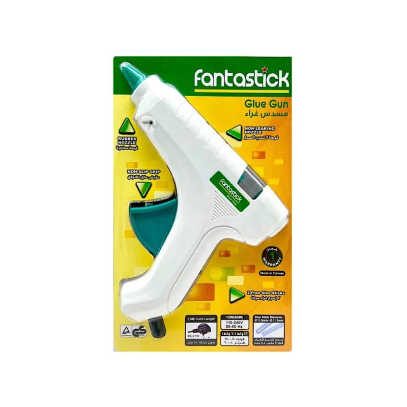 Fantastick Glue Gun, Excellent, Large Size, 60 Watts, Heating Speed, 1.5 M Wire, With 2 Free Glue Sticks - 2819