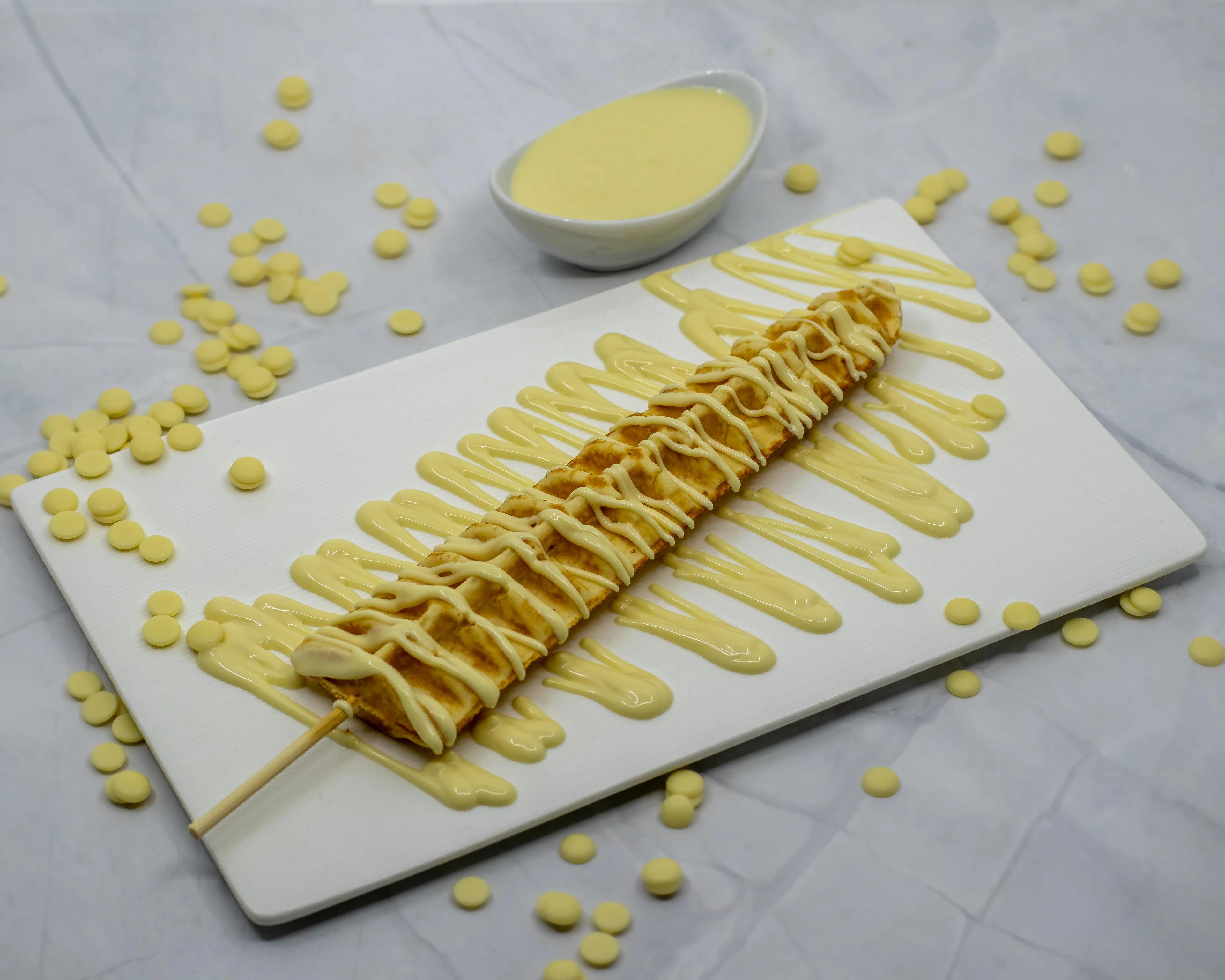 White Chocolate Lolly Waffle