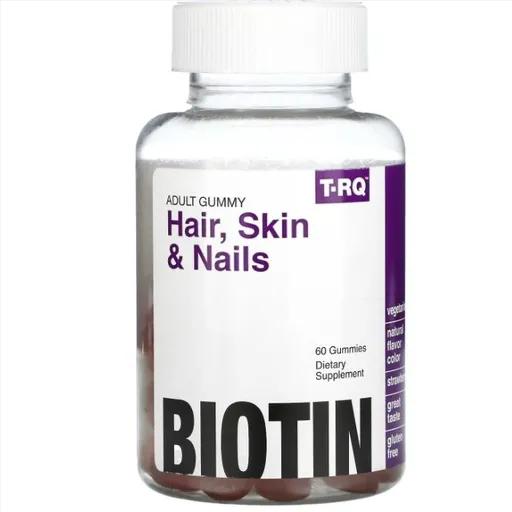 TRQ Hair, Skin & Nails Biotin Gummy 60's