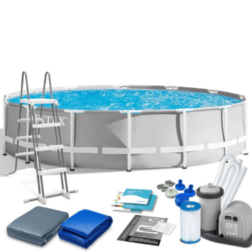 Intex Prism Frame Round Above Ground Pool 26756 20ft