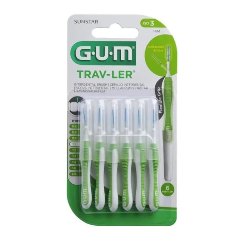 Gum Trav-ler Interdental Brush 1.1mm Ref:iso 3 /1414  6 Pieces