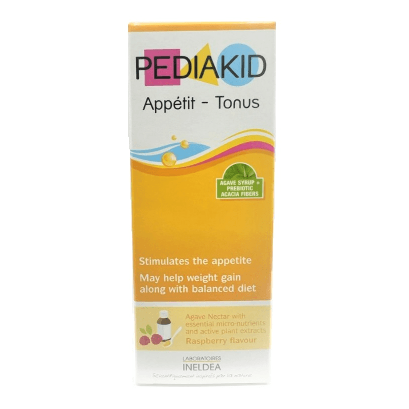 Ineldea Pediakid Appetite Tonus Syrup Raspberry Flavour 125ml