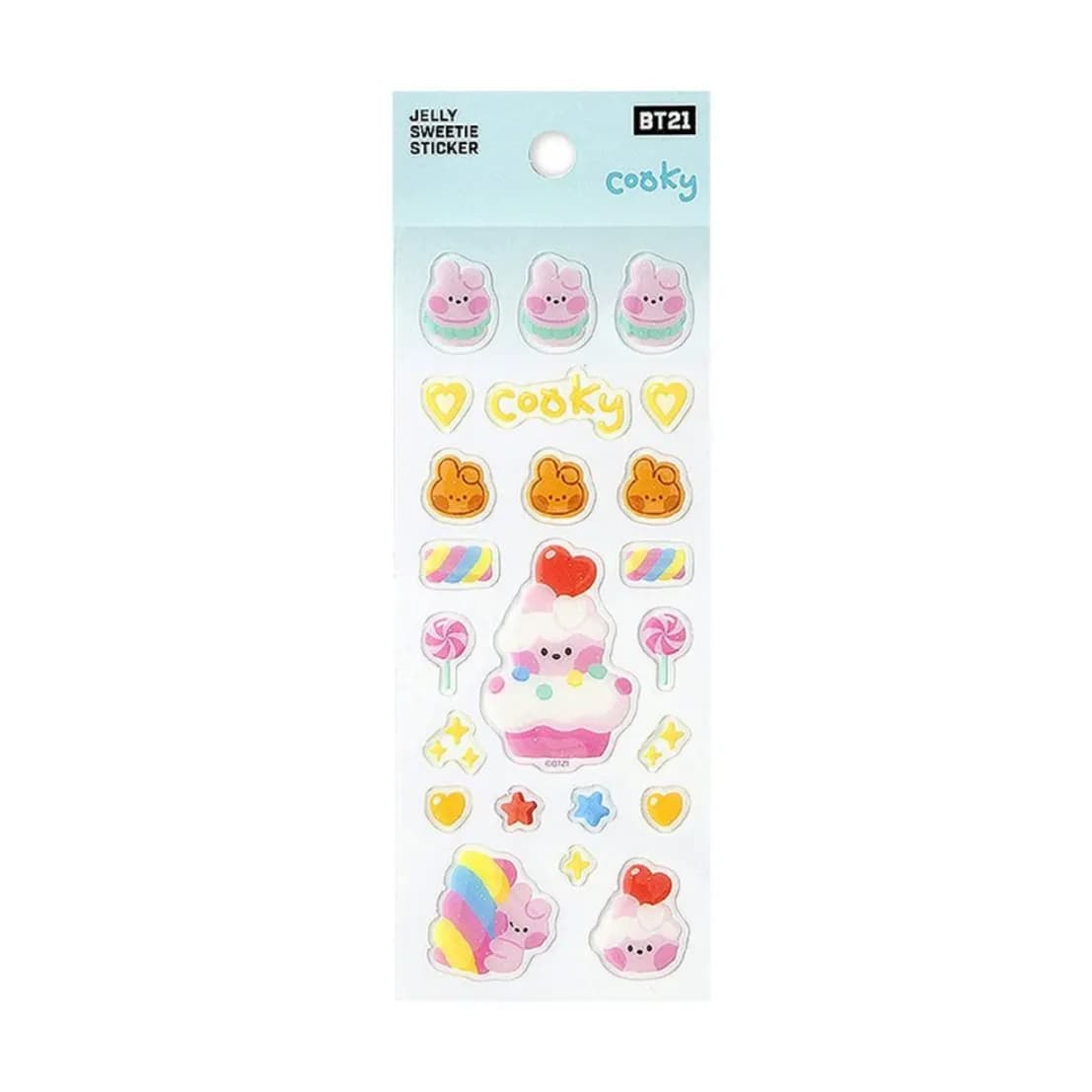 BT21 Jelly Sweetie Sticker Cooky