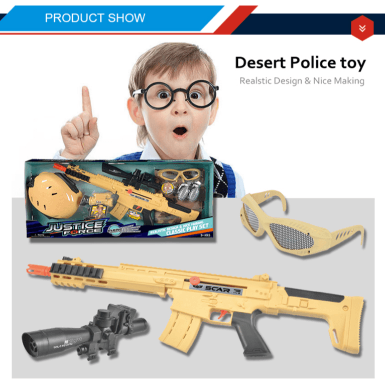 Military  Role Play Set With All Accessories For Kids (PSWD08)