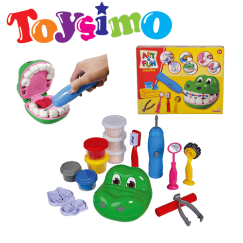 Art & Fun Dough Set Crocodile Dentist