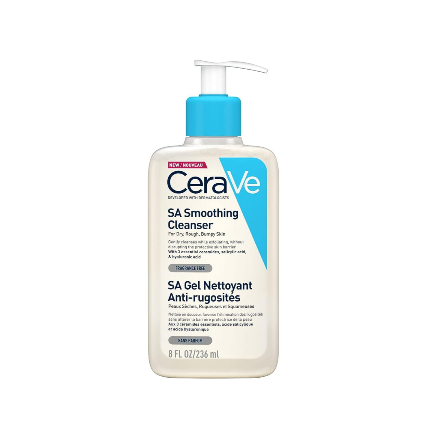 Cerave Sa Smoothing Cleanser Dry Rough 236 Ml