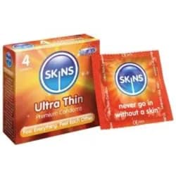 Skins Ultra Thin Condoms 4pcs