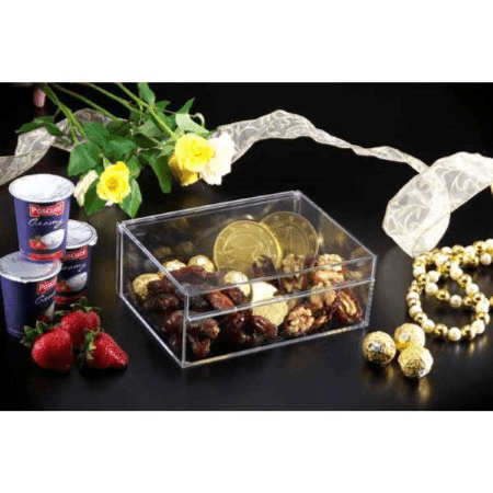 Acrylic Date Hostess Box With Lid-02-718