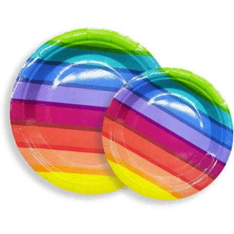 Party Paper Plates 9inch Assorted