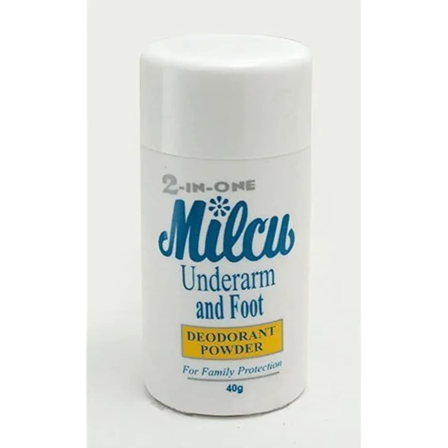 Milcu Underarm & Foot Deodorant Powder For Family Protection 40g