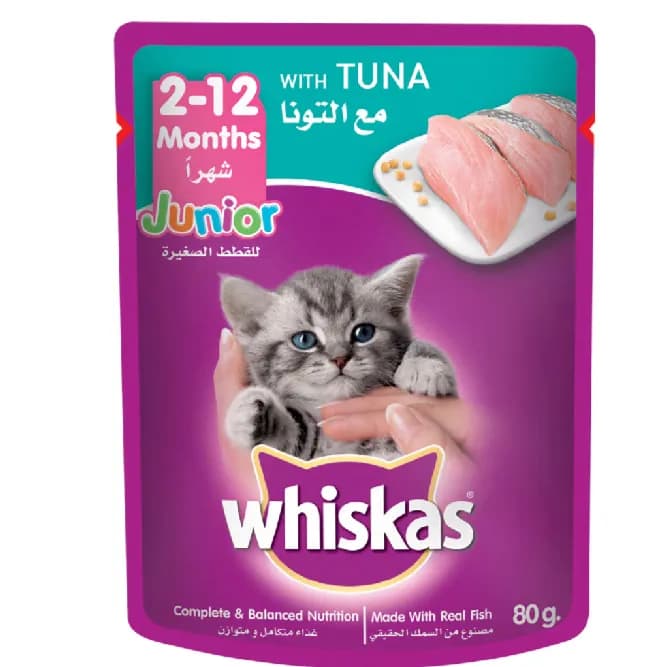 Whiskas 2-12 Months With Tuna 80g