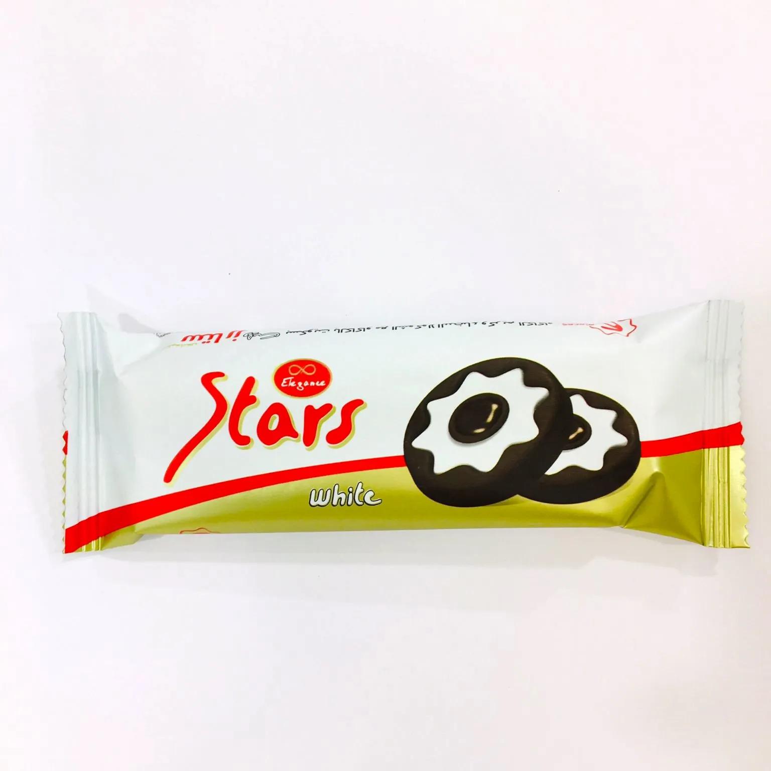 Stars Biscuit White 34g