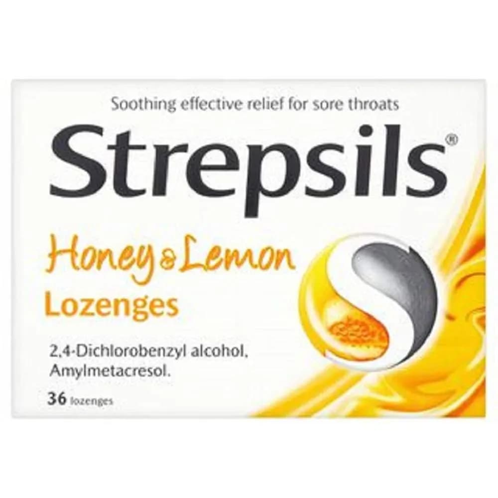 Strepsils Honey & Lemon Lozenges 36's