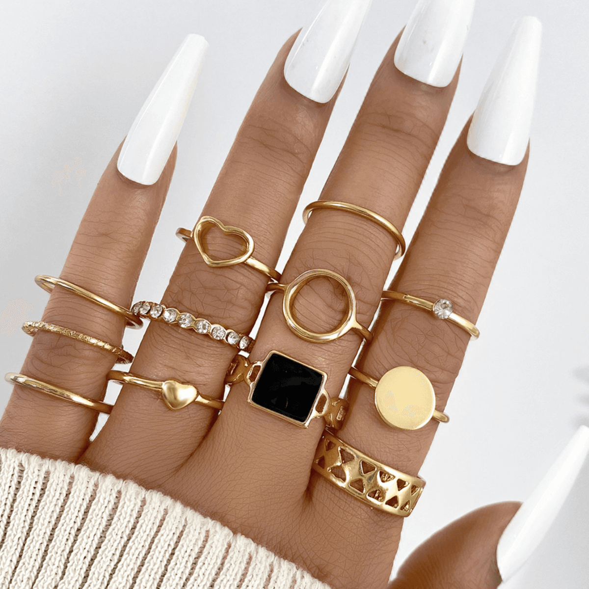 Gold Rings Set - A20