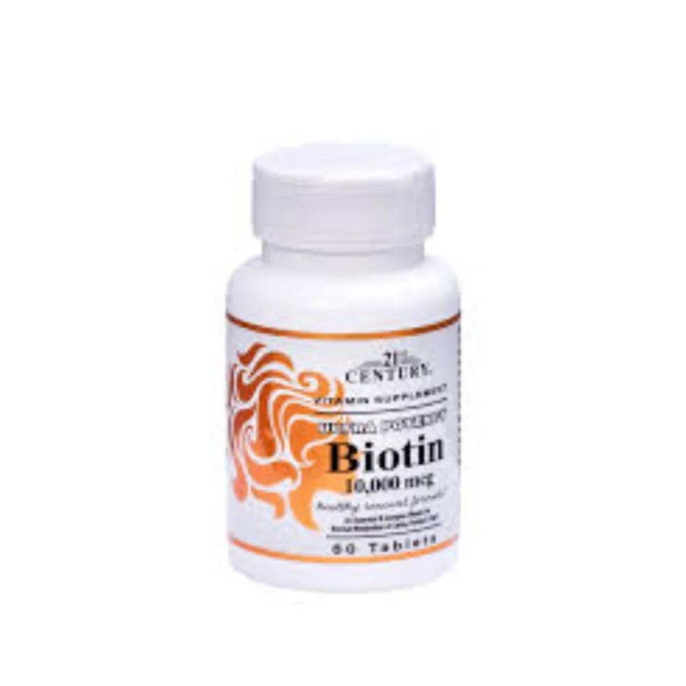 21st Century Biotin 10,000mcg Tab 60s