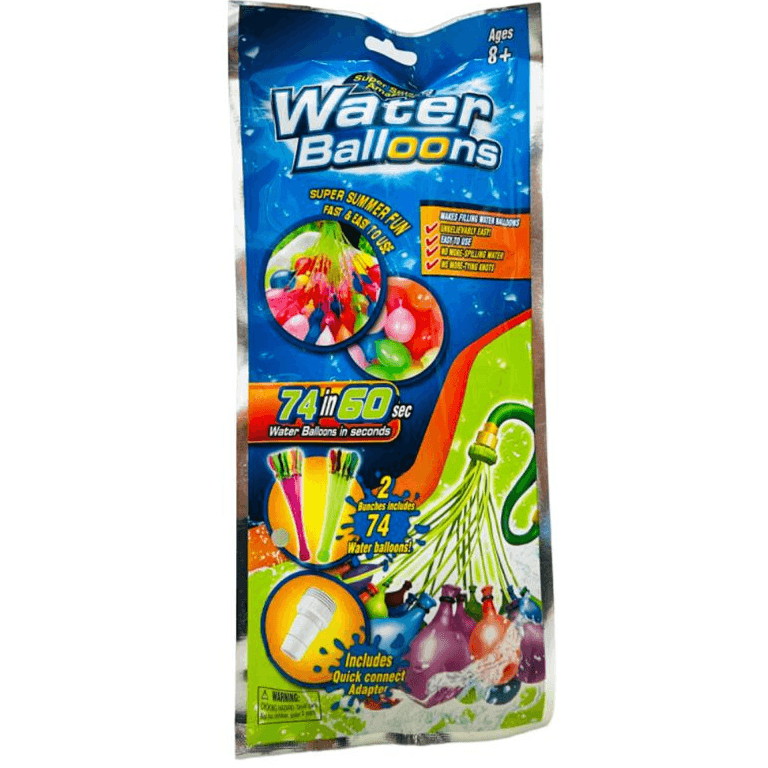 Water Balloon Pack Of 74 Pieces - (Blcs05_001)