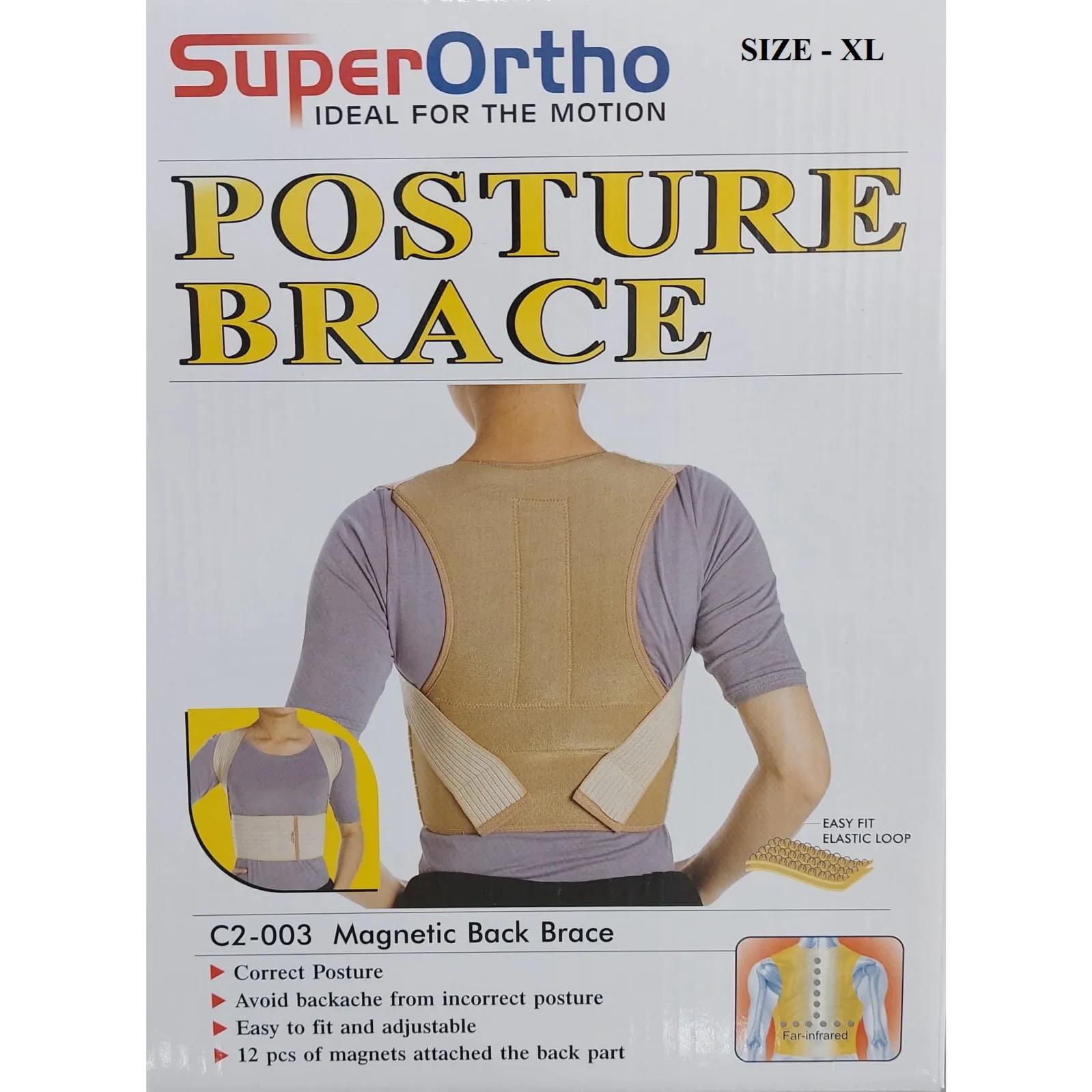 Super Ortho Magnetic Back Brace C2-003 Size-xl