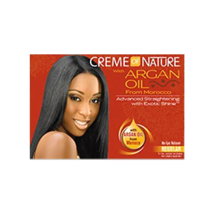 Cream Of Nature No Lye Argan Oil Relaxer Kit - Regular