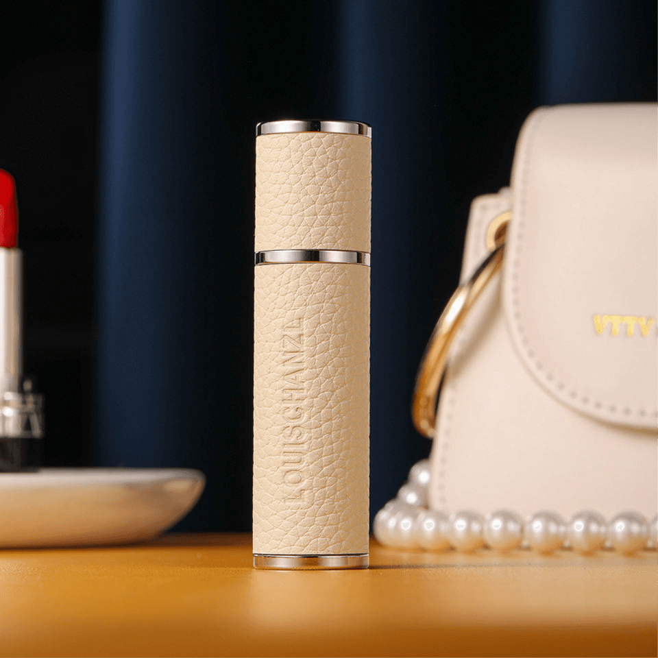 Leather Luxury Mini Travel Bottom Filled Perfume Atomizer