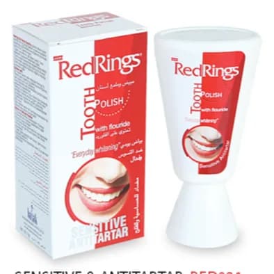 Red Rings Tooth Polish Sensitive Antitartar 90gm