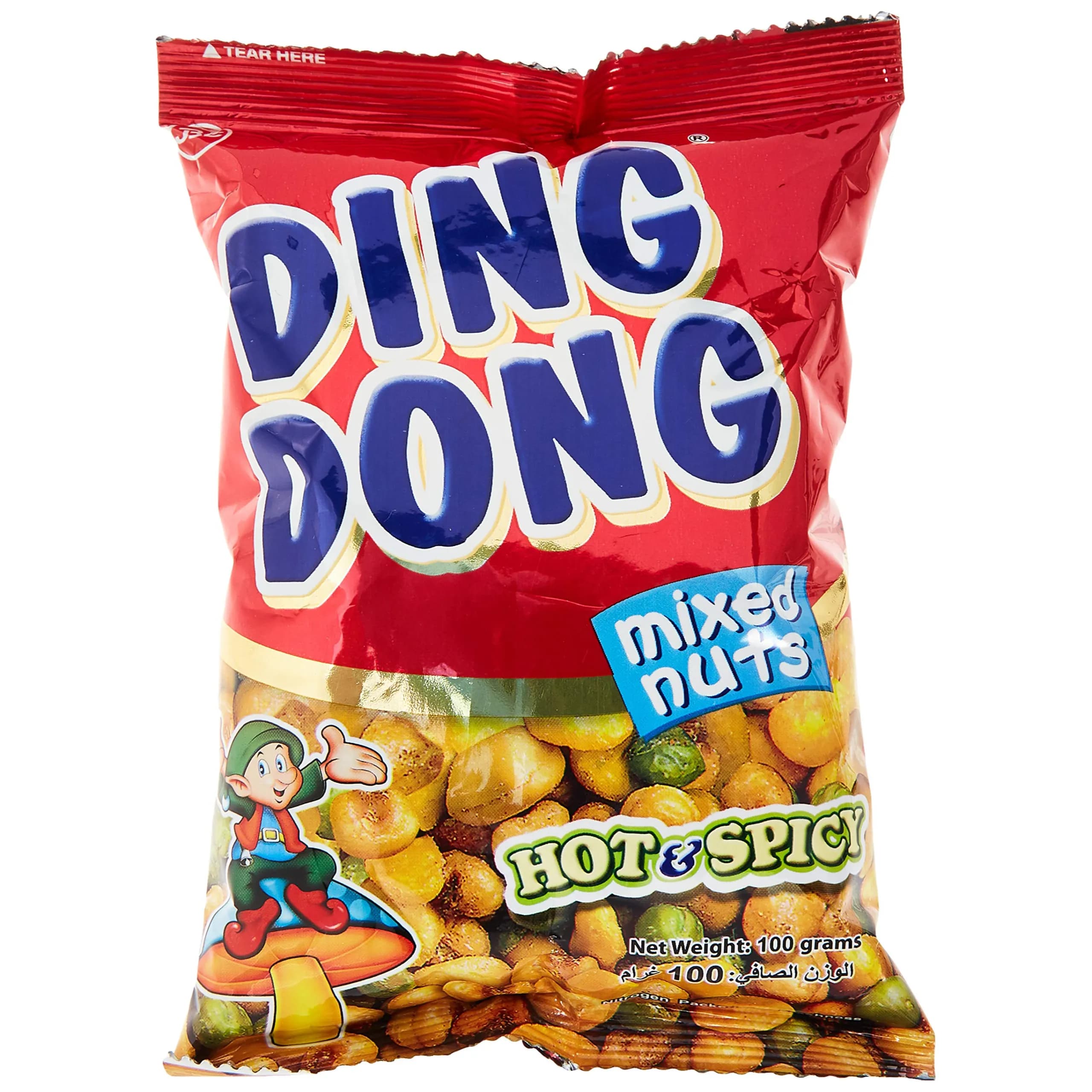 Ding Dong Mixed Nuts Hot & Spicy 100g