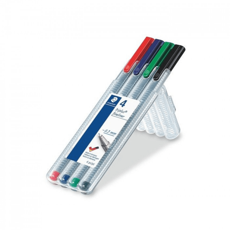 Staedtler Triplus Fineline 4 Colours (Fpst01)