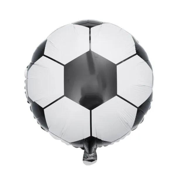 Black-white Football Helium Balloon