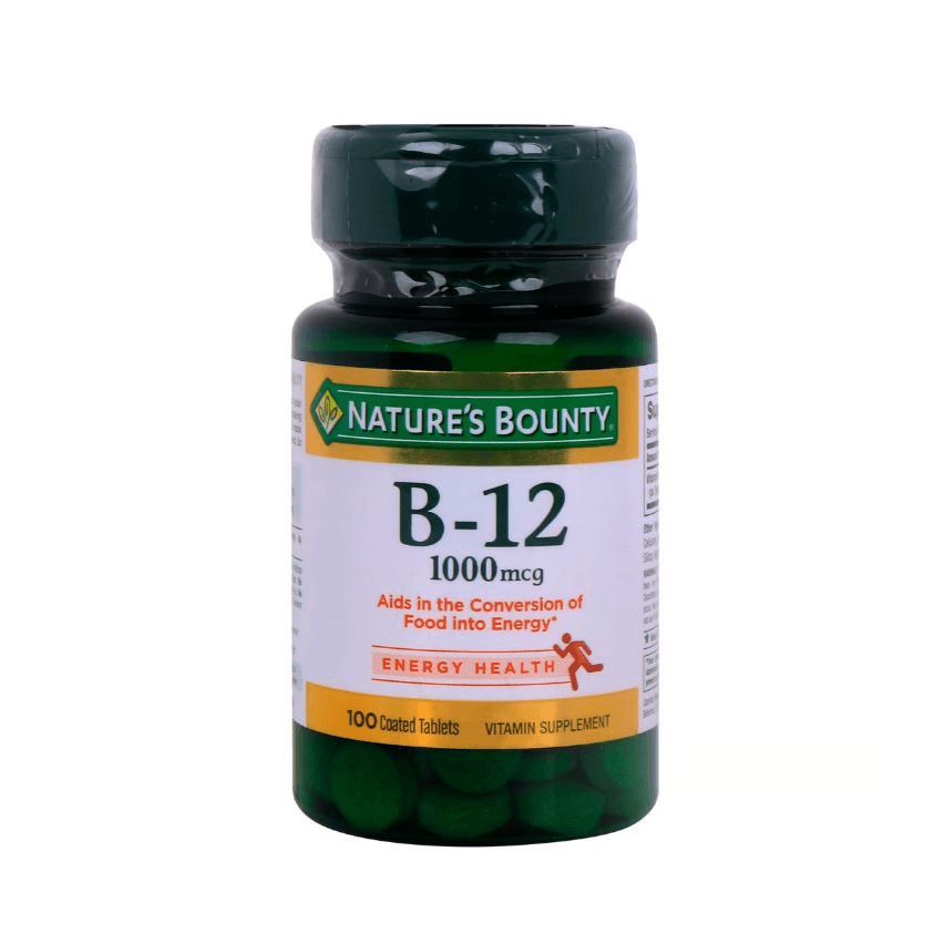 Nature's Bounty Vitamin B12 1000mcg 100 Tablets