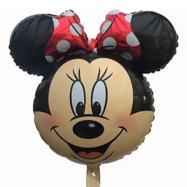 Minnie Mouse (Red Ribbon) Helium Balloon