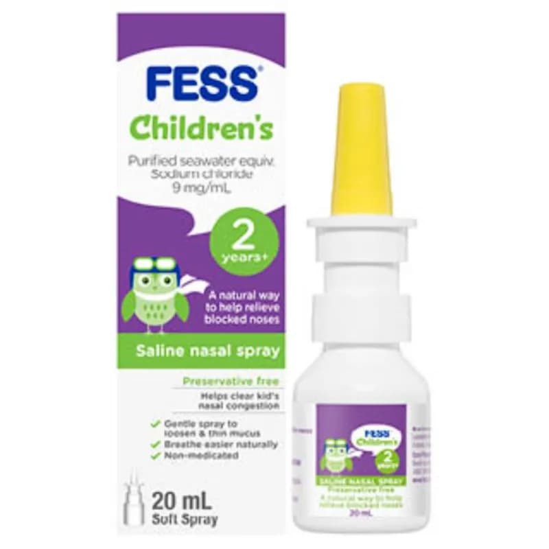 Fess Childrens Saline Nasal Spray 20ml