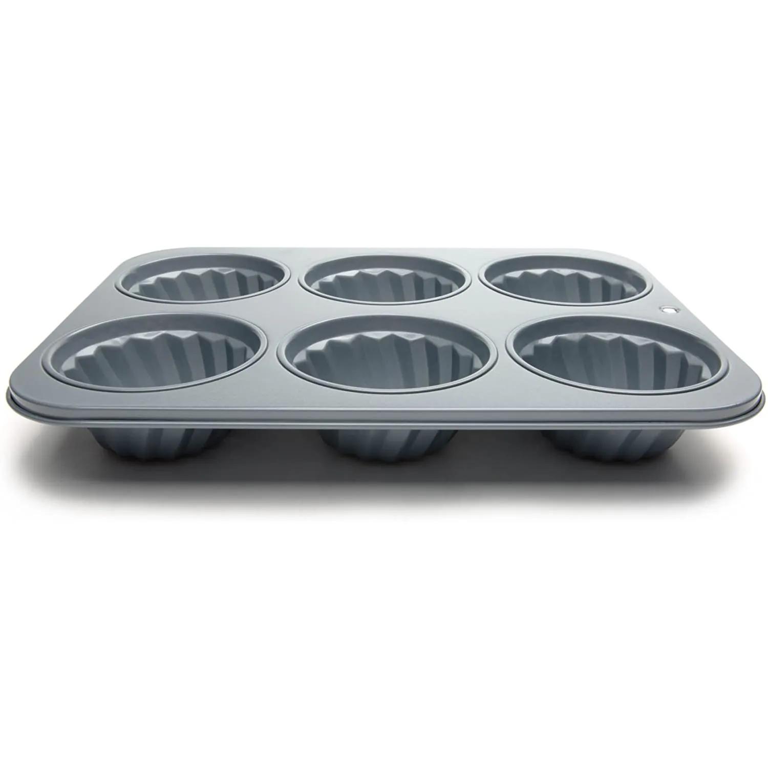 Km Cake Non Stick Fluted Muffin Pan 14297