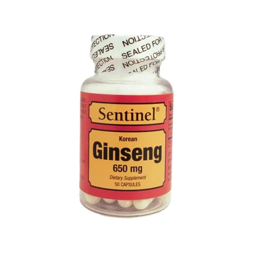 Sentinel Korean Ginseng 650Mg Tablets 50'S