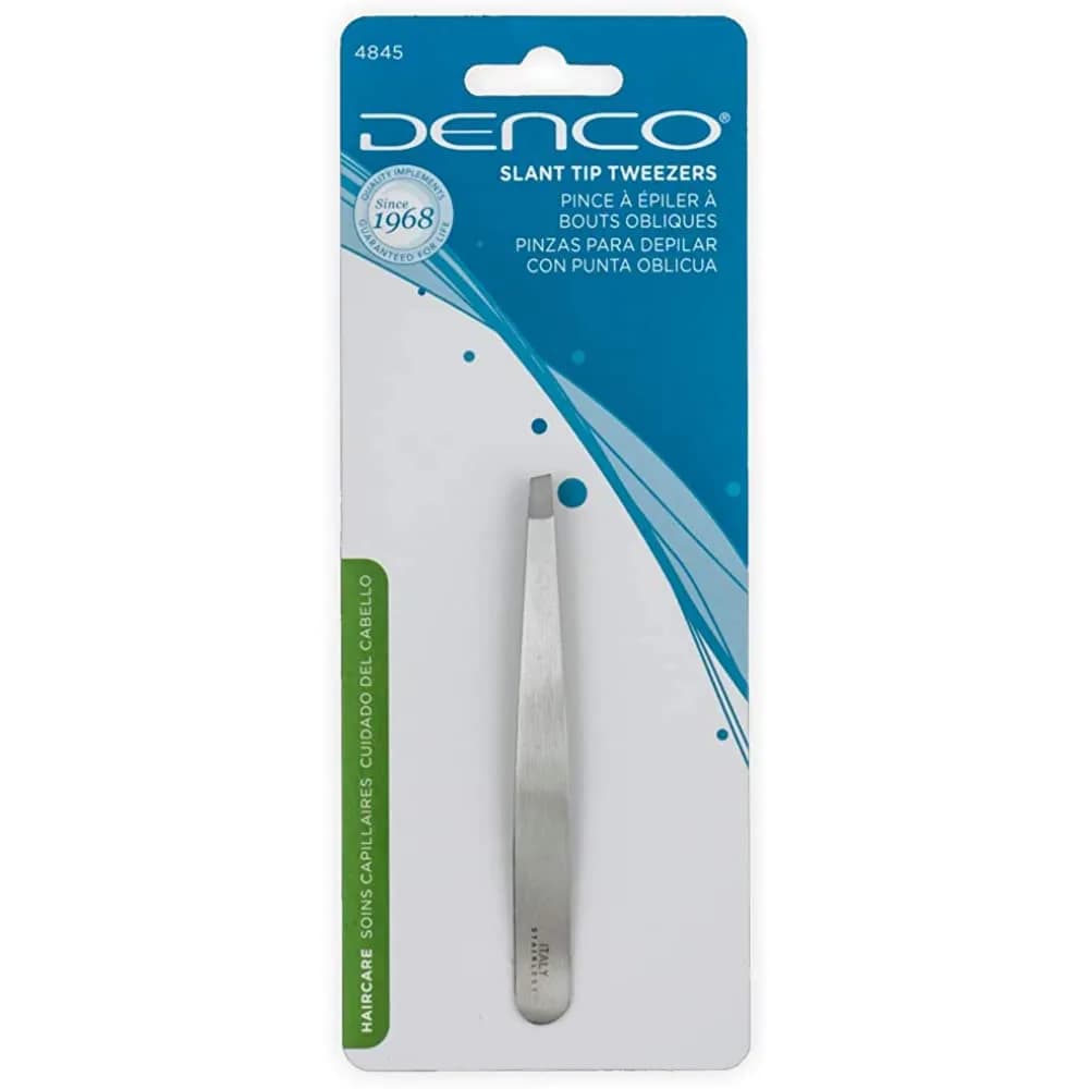 Denco 4845 Slant Tip Tweezers Haircare 1 Piece