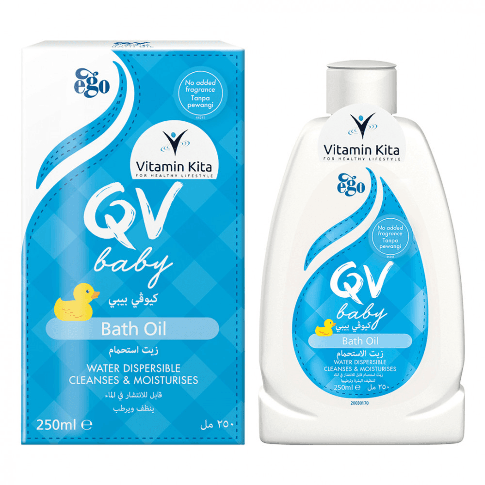 Qv Baby Bath Oil 250ml