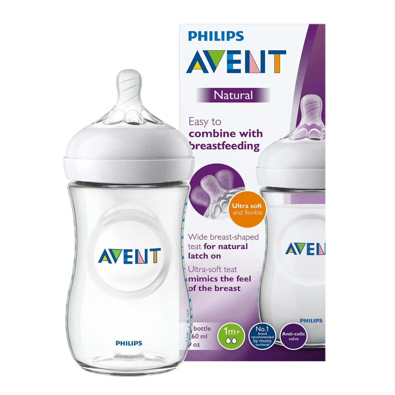 Philps Avent Natural Easy To Combine With Breastfeeding 125 Ml