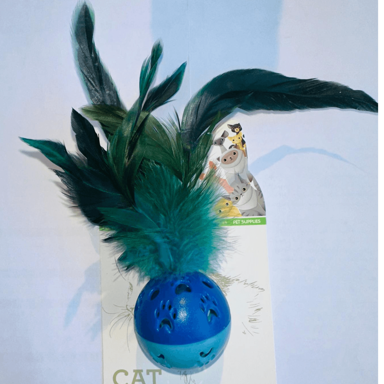 Dobo Pet Feather Cat Ball Toy