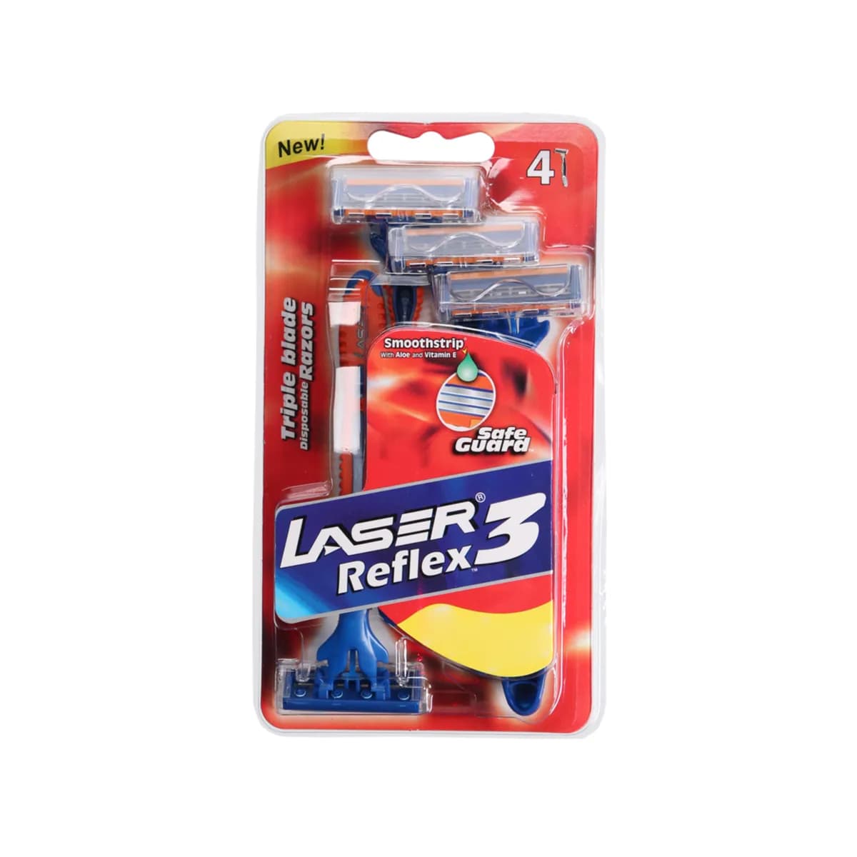 New Laser Reflex 3 Smooth Strip Safe Guard 3 + 1 Free