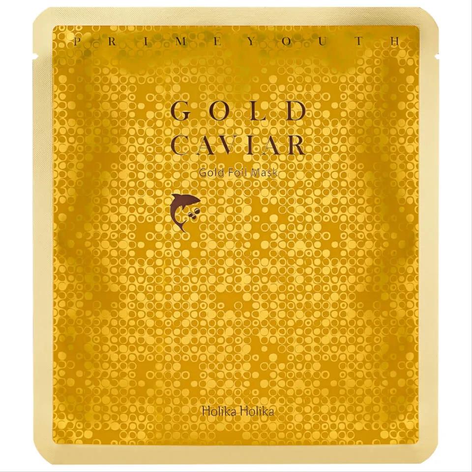 Holika Holika Prime Youth Gold Caviar Gold Foil Mask