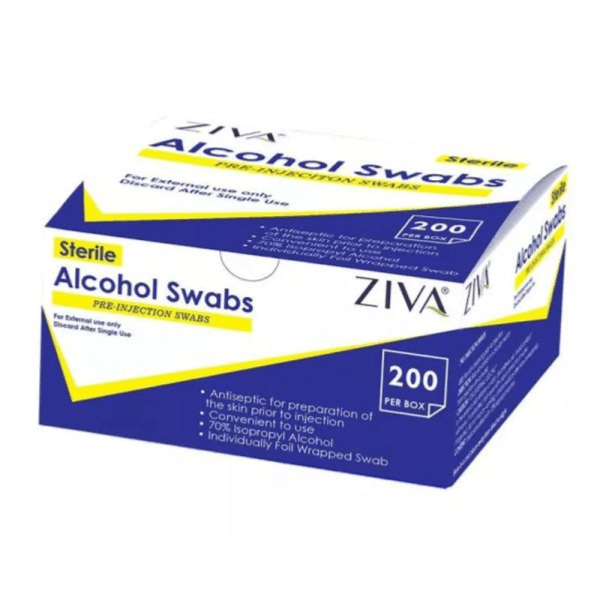 Ziva Alcohol Swab 200 Sachet