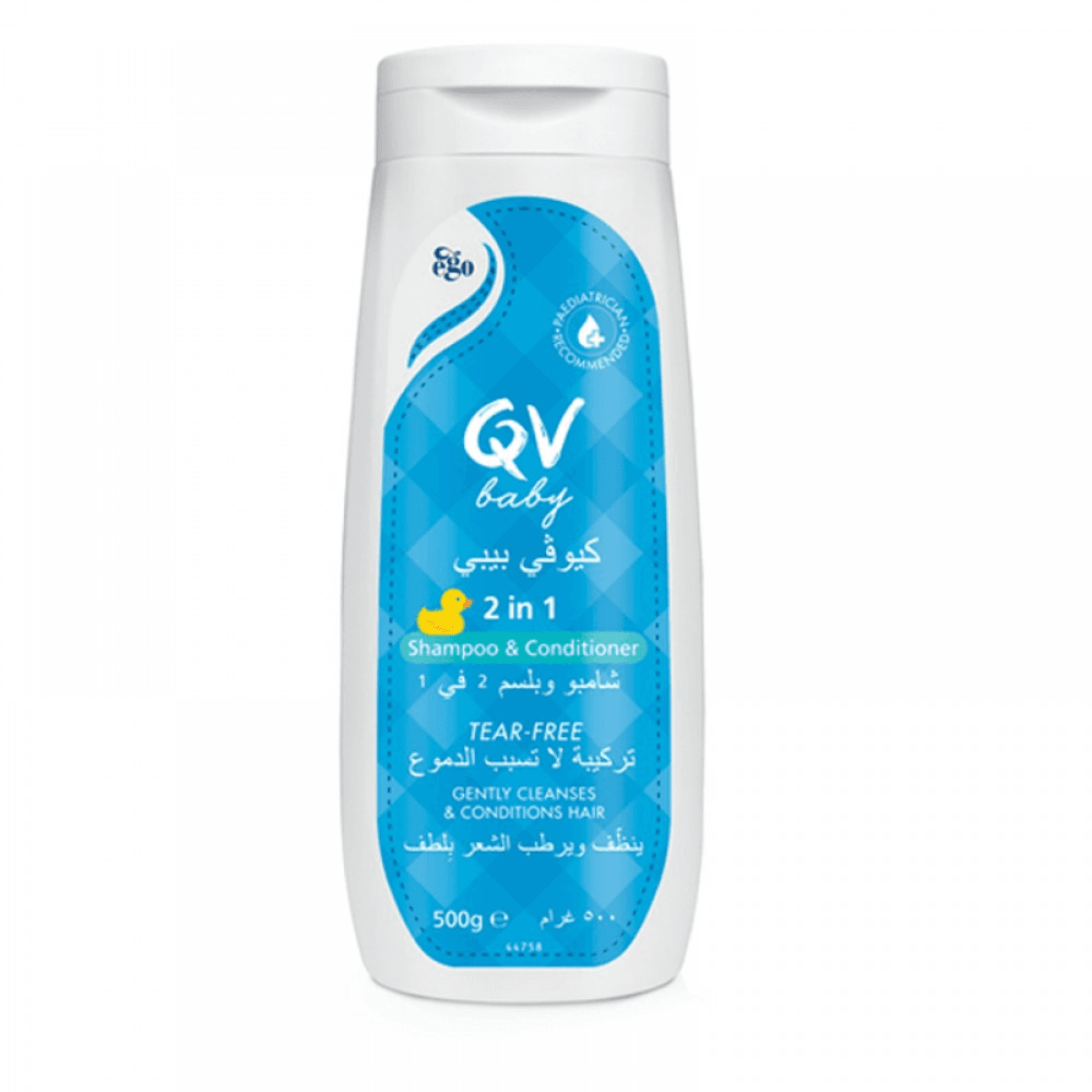 Qv Baby 2In1 Shampoo And Conditioner 500Gm