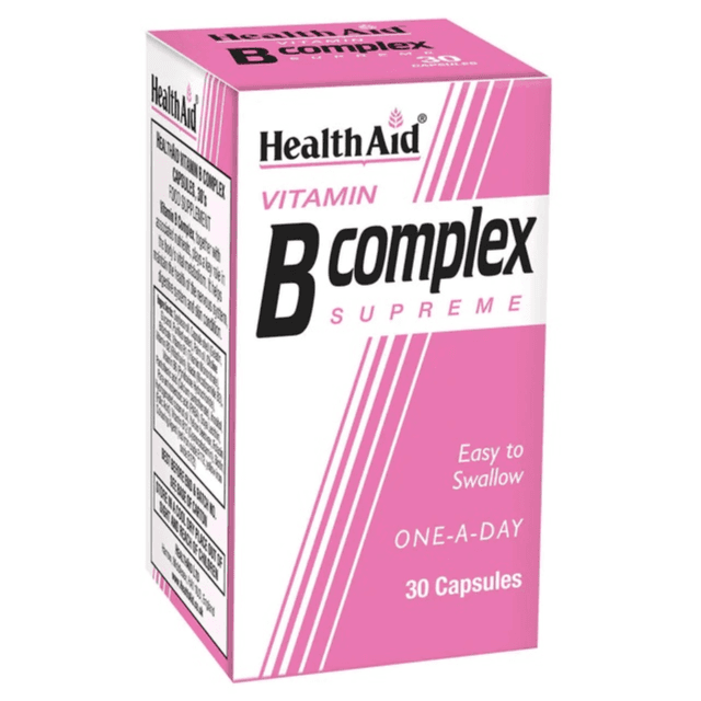 Health Aid Vitamin B Complex Supreme Capsules 30's