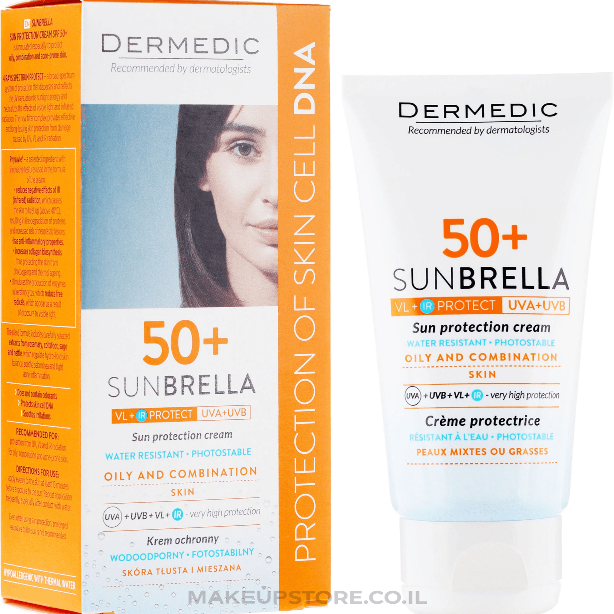 Dermedic Sunbrella SPF 50+ Combination Skin/Oily