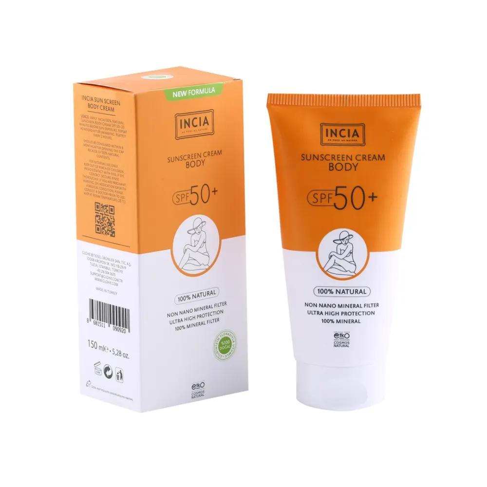 Incia Sunscreen Cream Natural Body 150ml