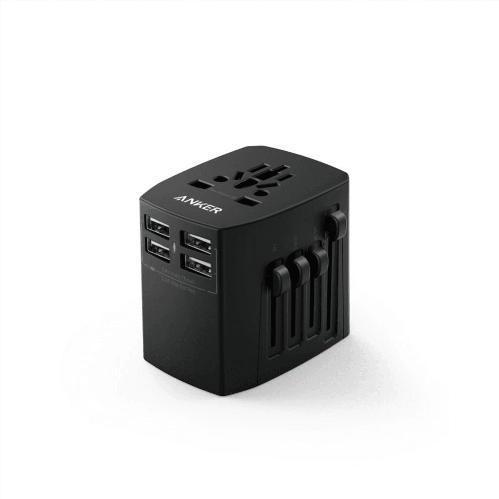 Anker Universal Travel Adapter with 4 USB Ports - A2730H11