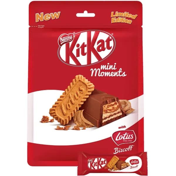 Kitkat Lotus Mini Moments 116.2g Pak