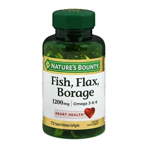 Natures Bounty Fish Flax Borage Omega 369