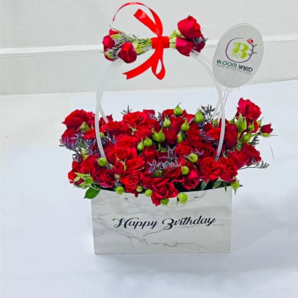 Red Baby Rose Birthday Bag