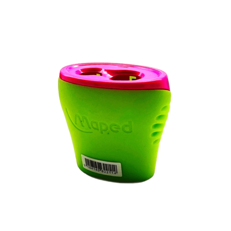 Maped Double Hole Sharpener Light Green With Purple Colour - 11707