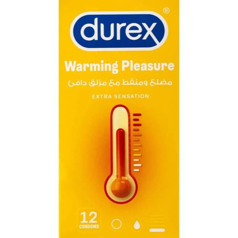 Durex Warming Pleasure Extra Sensation 12 Condoms