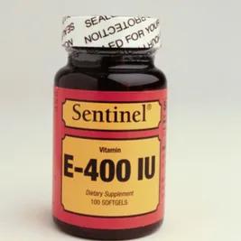 Sentinel Vitamin E 400iu 100 Softgels